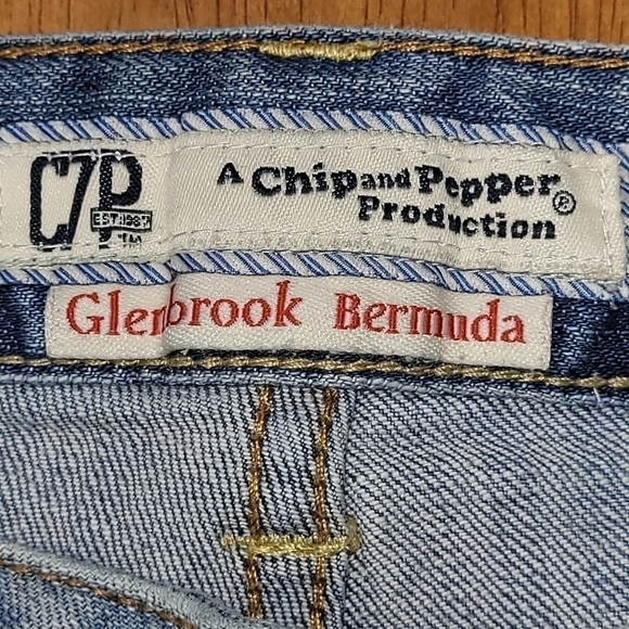 Vintage Chip n Pepper low rise Bermuda shorts sz 9 - Picture 9 of 11